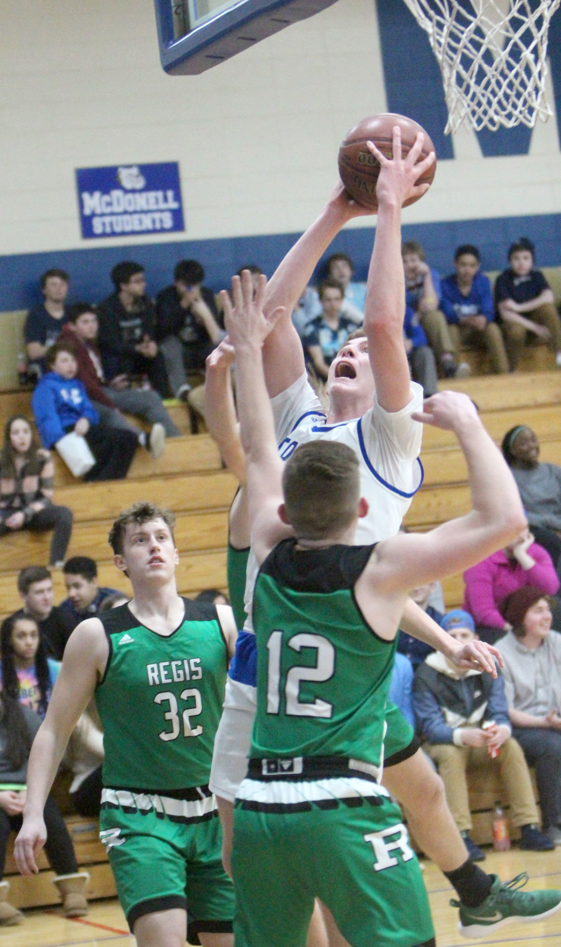 Eau Claire Regis at McDonell boys basketball 2-13-19